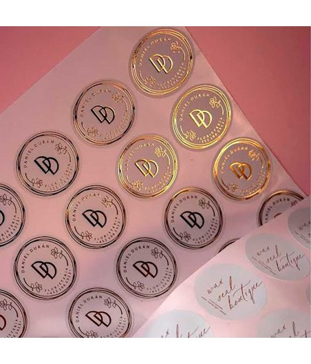 Etiquetas circulares y personalizadas