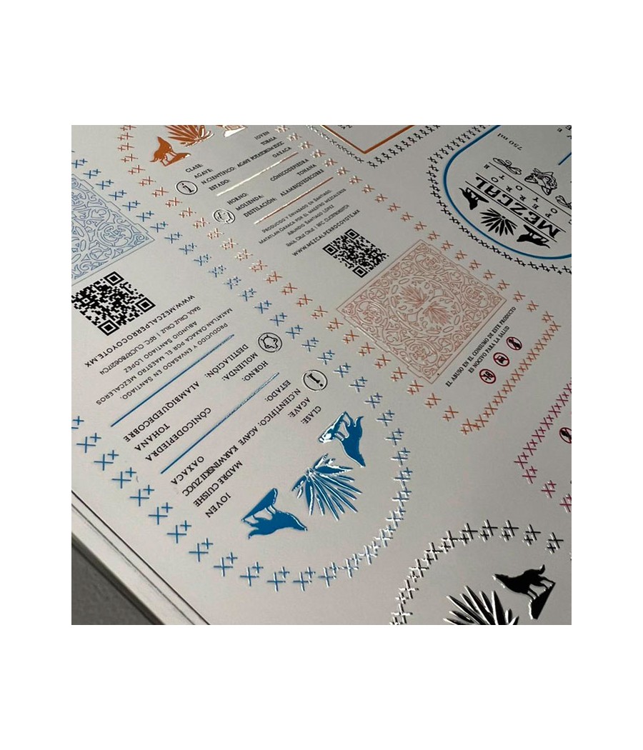 Etiquetas de mezcal